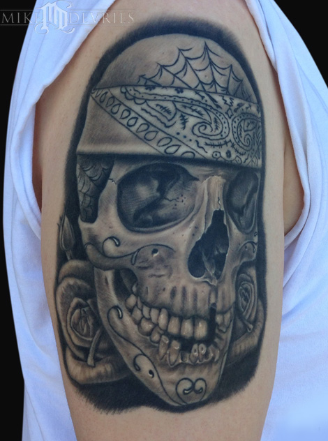 Tattoos - Skull Tattoo - 91634